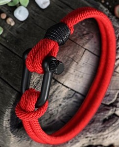 Pulsera de Cuerda para Hombre, Cierre de Acero Inoxidable, Cordón Náutico, Estilo Minimalista - Product Image 3