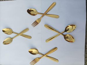 Juego de Cubiertos Metálicos para Celebraciones, Colección de Accesorios para Comer en Fiestas y Tradiciones Diarias, Juego de Cubiertos al por Mayor - Product Image 6