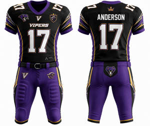 Uniforme de Fútbol Americano Premium, Impreso, Transpirable, Antibacterial, de Secado Rápido, Sin Mangas, Cintura Elástica, Personalizado para Equipos - Product Image 5