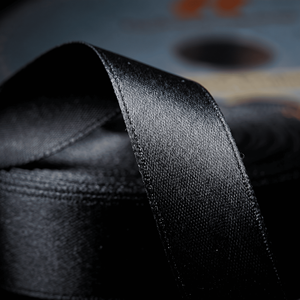 Supplier 6mm Black Double Face Satin Ribbon Roll for Premium Packaging Bookmarks Hair Bows <b>Sewing</b> Event Decor DIY Crafts Use <b>Box</b> - Product Image 4