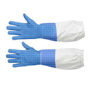 Guantes de seguridad de manga larga con diseño nuevo y precio razonable, hechos con tela anti-picaduras para apicultura y trabajo. - Product Image 3