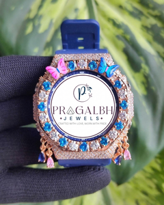 นาฬิกาเพชรหรูหรา ประดับเพชรโมอิสซาไนต์รูปผีเสื้อ ตัวเรือนสแตนเลส - Product Image 3