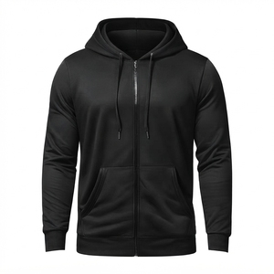 Sweat à capuche unisexe en molleton 100 % coton pour l'hiver, coupe classique, poche kangourou, cordon de serrage, personnalisable OEM ODM, vente en gros - Product Image 1