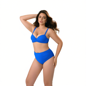HDJ Plus Size One Piece Swimsuit Tummy Control <b>Conservative</b> Beachwear Sexy Monokini Bathing Suit BZ77082 - Product Image 1