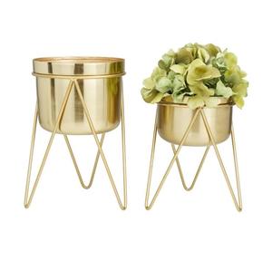 Maceta Metálica Resistente con Base Reforzada para Terraza, Jardín, Paisajismo y Decoración Exterior Elegante - Product Image 1