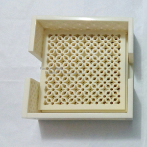 Posavasos con incrustaciones de resina epoxi Elegante cuadrado blanco y hoja de oro con madera seca real de 5mm de espesor para bebidas - Product Image 4