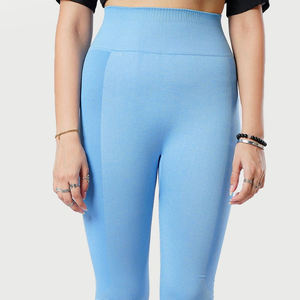 High Quality Breathable Thick Knitted Teenagers Maroon Mid Waist Active Stretch Casual Seamless Anti-Bacterial Spandex/Polyester - Product Image 6