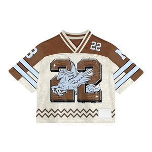 Nouveau design, maillot de football américain pour hommes, respirant, en tissu mesh polyester, pour entraînement et match, durable et performant. - Product Image 4