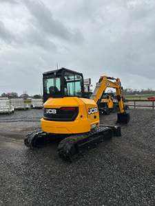 Mini-excavatrice JCB, pelle compacte sur chenilles, équipement de construction pour l'agriculture et l'aménagement paysager, zéro émission - Product Image 5