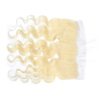 Extensions de cheveux indiens bruts blonds, ondulés, double trame, pointes pleines, style blanc