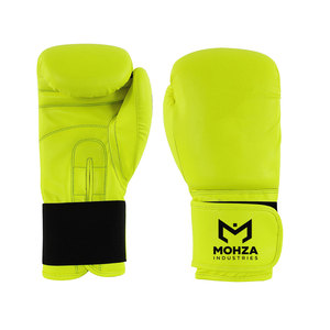 Gants de boxe en cuir de haute qualité pour Muay Thai MMA avec logo personnalisé, légers et respirants, en stock - Product Image 1