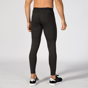 Leggings de compression pour hommes de haute qualité, fabrication en gros, extensibles dans 4 directions, séchage rapide, pantalons de sport stretch compressifs - Product Image 5