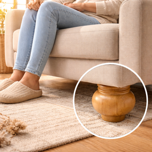 Ball Shape Wooden <b>Sofa</b> Legs Replacement Furniture <b>Feet</b> Natural Wood Cabinet Table Chair Legs Bulk Supply - Product Image 4