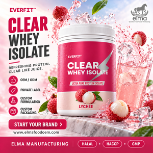Fournisseur de poudre de protéines de lactosérum à la vanille en marque privée en Malaisie, fabrication OEM de shakes WPC sur mesure, croissance musculaire pour adultes, 20-29g - Product Image 1
