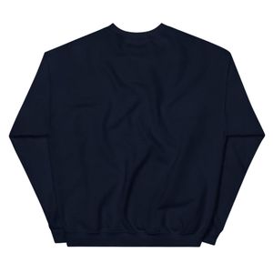 Sweat-shirt unisexe brodé « Mom » bleu marine, col rond, en polaire douce, style décontracté et confortable pour le quotidien - Product Image 2