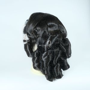 2024 naturel droit complet pour dentelle frontale perruque 100% vietnamien Remy/vierge cheveux humains 13*4 Transparent dentelle Style vague naturelle - Product Image 1