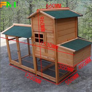 Poulaillers en bois mobiles de haute qualité, grandes cages à poulets à <span class=keywords><strong>vendre</strong></span> en ligne, meubles <span class=keywords><strong>pour</strong></span> animaux de compagnie - Product Image 4