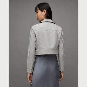 Blouson Moto Femme 2026 Nouveau Design Classique en Cuir Écologique Respirant Hiver Haute Qualité Personnalisable pour l'Extérieur - Product Image 4