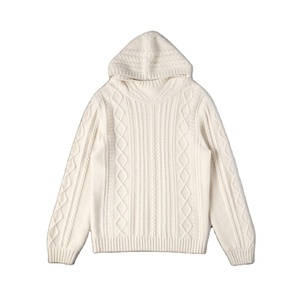 Nouveau 2025 sweat à capuche personnalisé pour femmes pull en tricot épais pull à la mode femmes pull en cachemire épais basics - Product Image 1