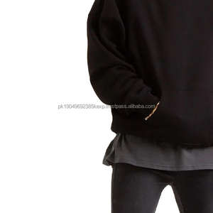 เสื้อฮู้ดดี้ผู้ชายคุณภาพสูง แฟชั่นผ้าฝ้ายเนื้อหนา 350 GSM สไตล์สปอร์ต แบบเรียบ ปักตัวอักษร เสื้อฮู้ดดี้สุดฮิต - Product Image 3