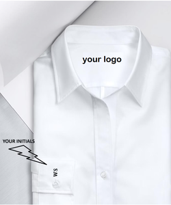 เสื้อเชิ้ตแขนยาวปักลายตามสั่ง ลดราคาพิเศษ พร้อมข้อความส่วนตัวและโลโก้ธุรกิจ  เสื้อเชิ้ตเดรสพร้อมข้อความของคุณเองสำหรับของขวัญสุดพิเศษ - Product Image 4