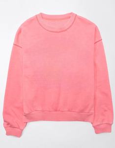 Sudadera Oversize con Capucha de Forro Polar Liso Teñido 100% Algodón 80/20 de Alta Calidad Estilo Urbano Bordada para Otoño - Product Image 3