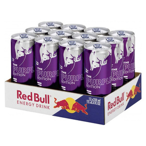 Vente en gros de RedBull 250ml - Boisson énergisante RedBull originale à vendre - RedBull édition violette originale à l'ágacai - Product Image 6