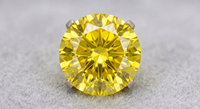 Diamant synthétique CVD de laboratoire de qualité supérieure, couleur vive fantaisie, 5 ct+, D VS+ |   Lot en gros de solitaires rares RCK Global de 12 mm