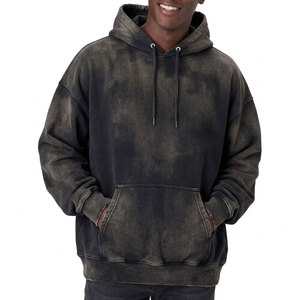New Design Men <b>Sun</b> Faded Hoodie Vintage Casual Pullover Sweatshirt Loose Fit Acid Washed Streetwear Hoodie For Online Sale - Product Image 1