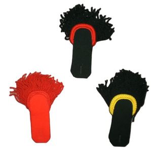 Epaulettes al por mayor para uniforme de servicio general, con franjas de hilo dorado y bordes, hechas a mano por Hamza Badges - Product Image 1