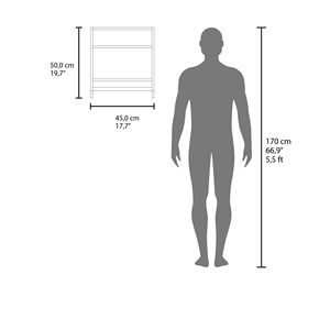 Armadietto da Bagno Nero con Specchio Integrato e Portasciugamani - Product Image 6