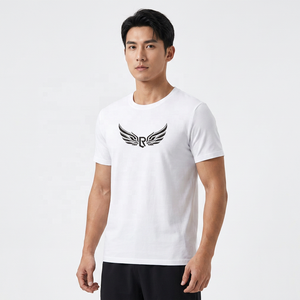 เสื้อยืดคอกลมผู้ชายทรงปกติ ผ้าคอตตอน 60% โพลีเอสเตอร์ 40% น้ำหนัก 320 กรัม สั่งพิมพ์ลายได้ ป้องกันขนร่วง ป้องกันยับ ขายส่ง - Product Image 3