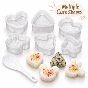 Kit de moules à riz avec plusieurs formes mignonnes et spatule à riz pour la création de Onigiri, Sushi, Bento - Fabricant au Vietnam - Product Image 2