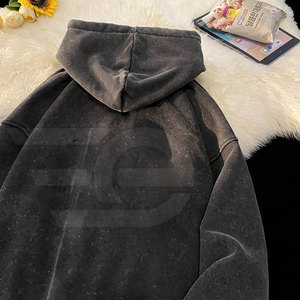 Sudaderas con Capucha para Hombre, Estilo Desgastado, a la Moda, Casuales, Suaves, para Uso Diario, Estilo Urbano - Product Image 3