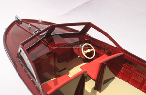 Gia Nhien Fabricante Diseño personalizado Bajo MOQ CHRIS CRAFT SEA SKIFF MODELO DE MADERA BARCO-MODELO DE NAVE DE MADERA-ARTESANÍA - Product Image 3