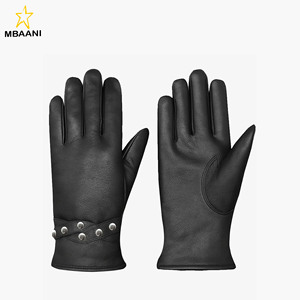 women's leather fashion <b>gloves</b> <b>touchscreen</b> <b>gloves</b> - Product Image 1