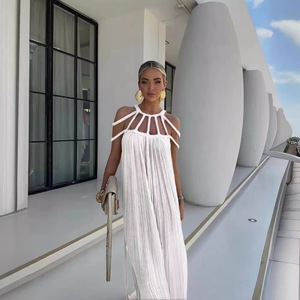 Camisola Sexy Estilo Boho para el Verano 2026 y Falda Larga Blanca para la Playa, Vestidos Casuales para Vacaciones, Venta Caliente, Suministro Directo de Fábrica - Product Image 4