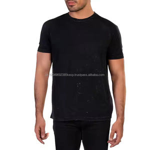 Camisetas de Estilo Nuevo, Servicio OEM, Calidad Premium, Camisetas de Hombre 100% Algodón, Lavado Ácido, Camisetas Lisas al por Mayor, Camisetas Lavadas con Ácido - Product Image 1