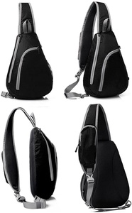 Wholesale Crossbody Backpack Bag Lightweight Shoulder Bag for Men Woman Hiking Traveling - Product Image 5