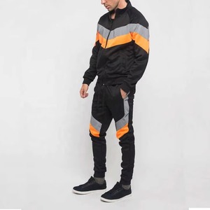 Top Quality Color Block Lightweight Hooded Waterproof Windbreaker <b>Tracksuit</b> With Side Pocket And Drawstring for Men & Women - Product Image 2