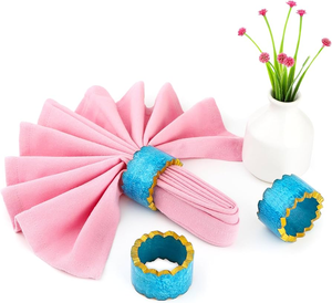 แหวนรองผ้าเช็ดปากเรซิ่นอีพ็อกซี่คุณภาพสูง ขายดีที่สุด ออกแบบได้ตามต้องการ เป็นมิตรกับสิ่งแวดล้อม แหวนรองผ้าเช็ดปากเรซิ่นสุดหรู - Product Image 6