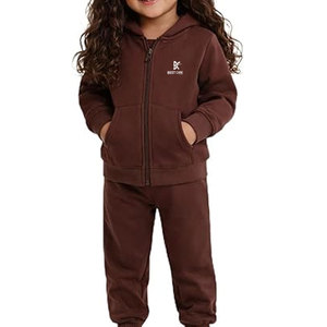 Chándal con cremallera de diseño nuevo al por mayor, personaliza tu propio estilo urbano, chándal con cremallera para niños de alta calidad al por mayor - Product Image 1