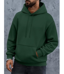 Nouvel Arrivage – Sweat à Capuche Homme Personnalisable Grande Taille, 100% Coton Doublé, Manches Longues, Col Tombant, Couleur Unie, Confortable - Product Image 3