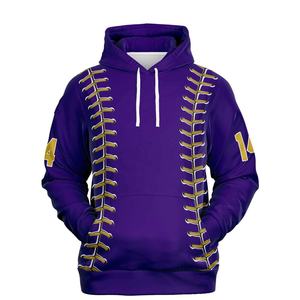 Sudadera con capucha para hombre, ropa deportiva de alta calidad, con estampado de equipo sublimado, jersey de béisbol - Product Image 6