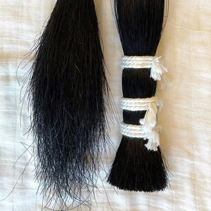 Paquetes de Pelo de Caballo Negro Natural de Alta Calidad para Fabricación de Cepillos, Suministros a Granel, No Soluble en Agua, 3 Años - Product Image 5