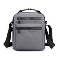 Tas Selempang Kanvas Kecil Navrit Creation untuk Pria dan Remaja Laki-laki - Tempat Kartu Ponsel, Dompet, Penutup Ritsleting, Semua Musim