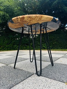 Handmade Modern Design Epoxy Resin <b>Solid</b> <b>Wood</b> River Dining <b>Table</b> <b>Top</b> Custom Made Restaurant Acacia <b>Wood</b> For Dinning Decor - Product Image 4