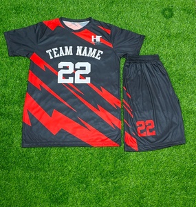 Conjunto de Camisetas de Fútbol Personalizadas Unisex para Adultos, Transpirables, de Manga Corta, Alta Calidad, Ecológicas, Anti-UV, de Secado Rápido, 100% - Product Image 4