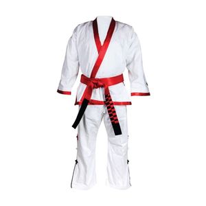 Uniforme clásico blanco de artes marciales, Taekwondo, cuello en V, Dobok de entrenamiento, Dobok tradicional de Taekwondo para pruebas en Kukkiwon - Product Image 5