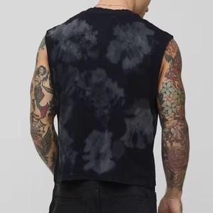 Débardeur unisexe vintage délavé à l'acide 100% coton de haute qualité avec broderie personnalisée respirant coupe oversize streetwear tricoté - Product Image 6